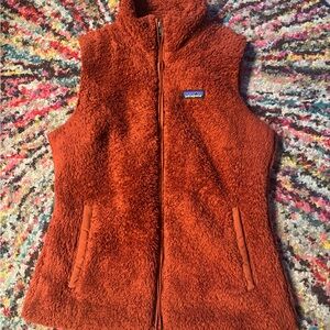 Patagonia Burnt Orange Fleece Vest